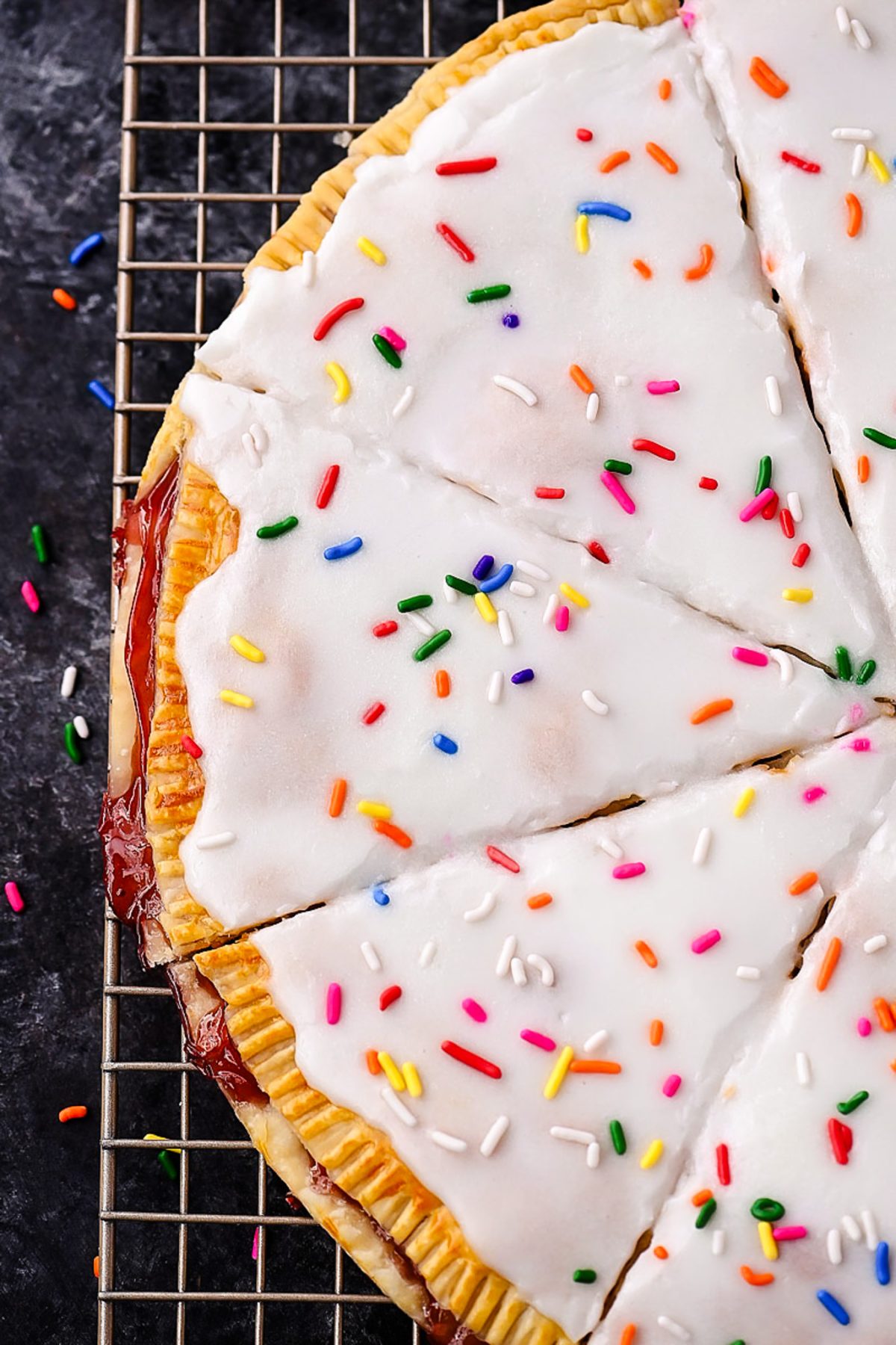 Giant Frosted Strawberry Pop Tart