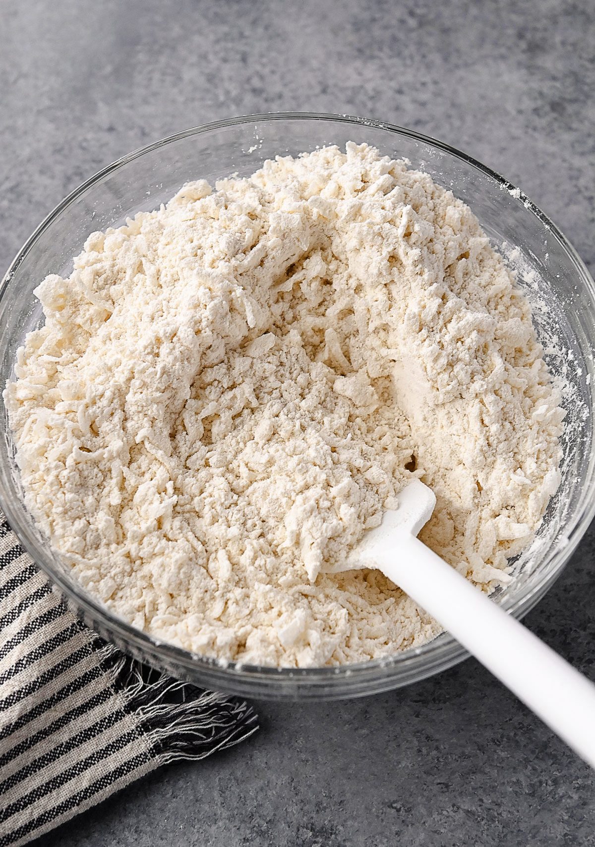 Coconut Bundt Cake flour and coconut mixture