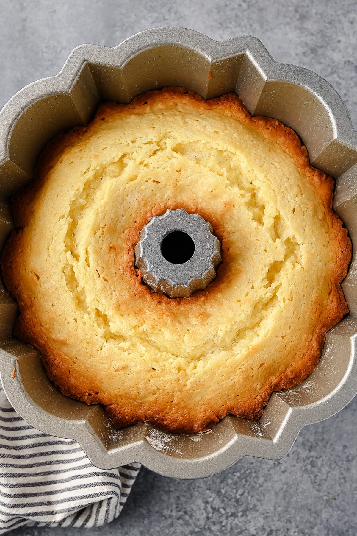 Coconut Bundt Cake unfrosted