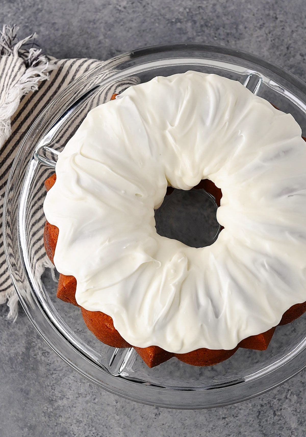 Frosted Coconut Bundt Cake