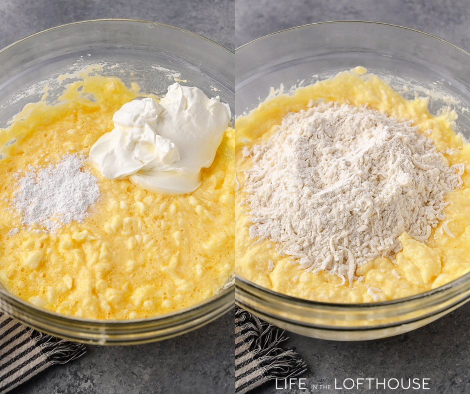 Coconut Bundt Cake Steps