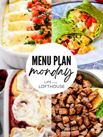 Menu Plan Monday is a collection of family favorite recipes from dinner to dessert.