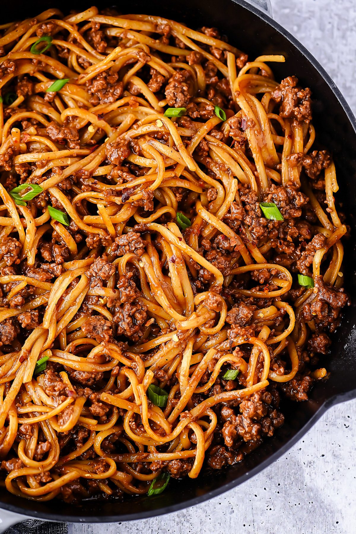 Mongolian Beef and Noodles