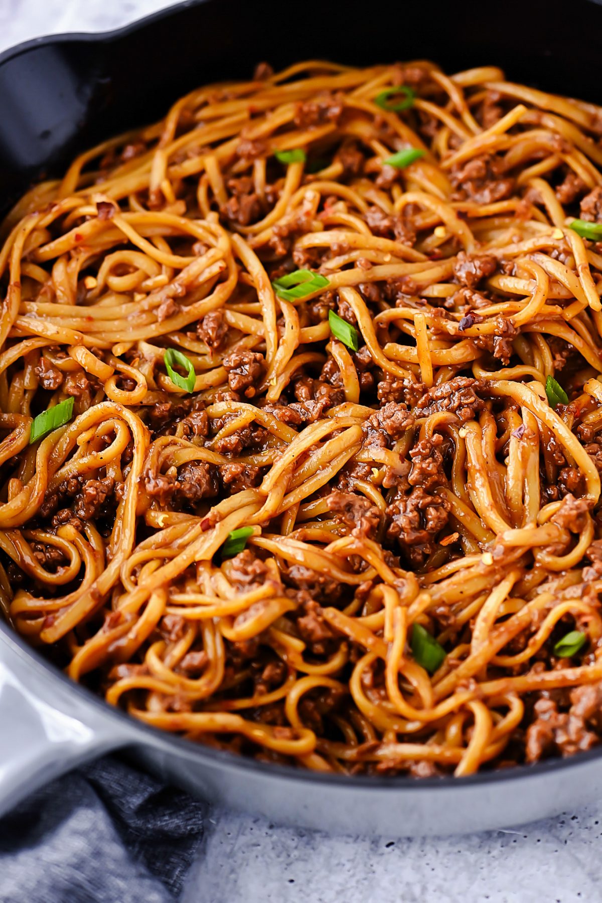 Mongolian Beef and Noodles