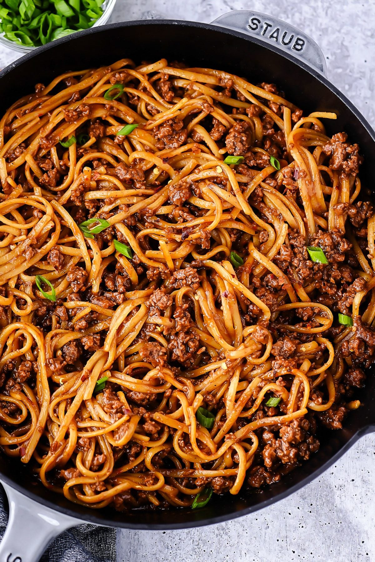 Mongolian Beef and Noodles