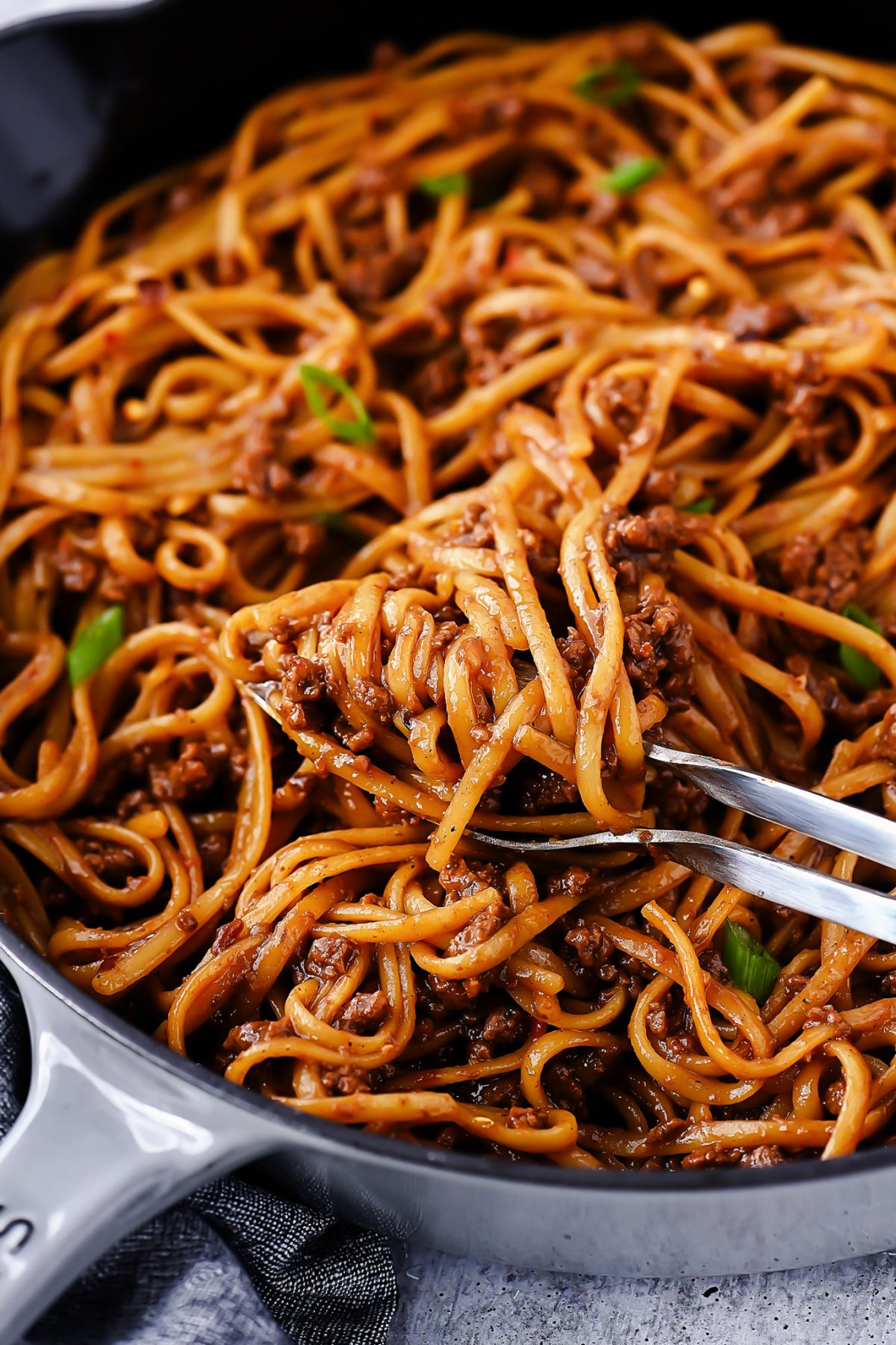 Mongolian Beef and Noodles