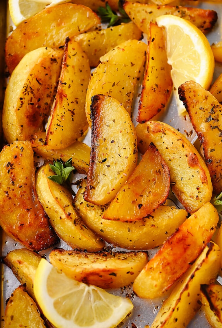 Greek Lemon Potatoes