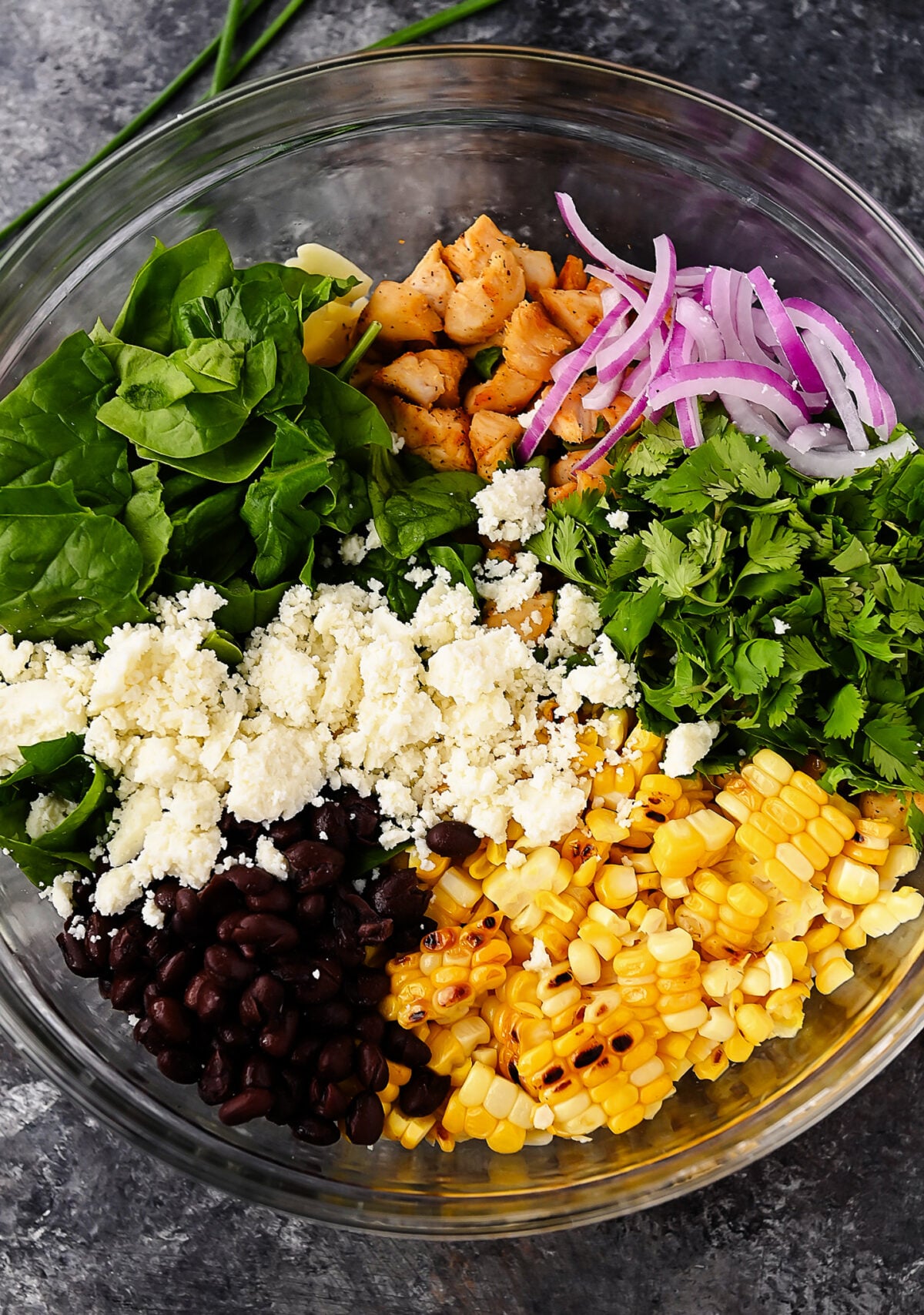Mexican Street Corn Chicken Pasta Salad Steps