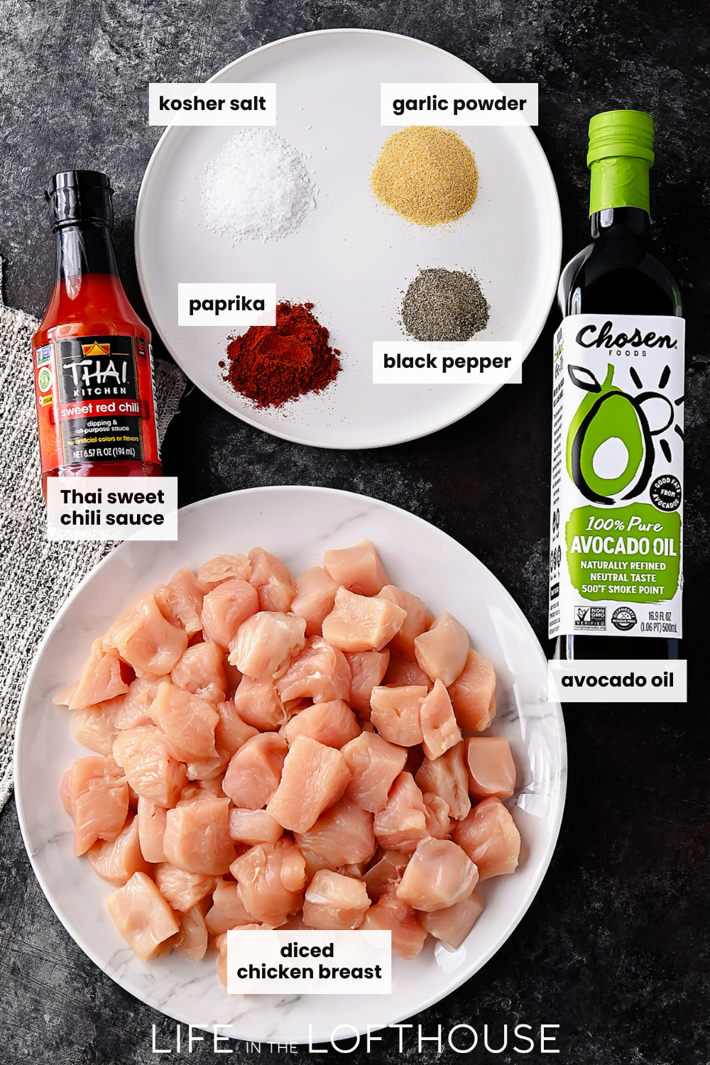 Bang Bang Chicken Skewers Ingredients