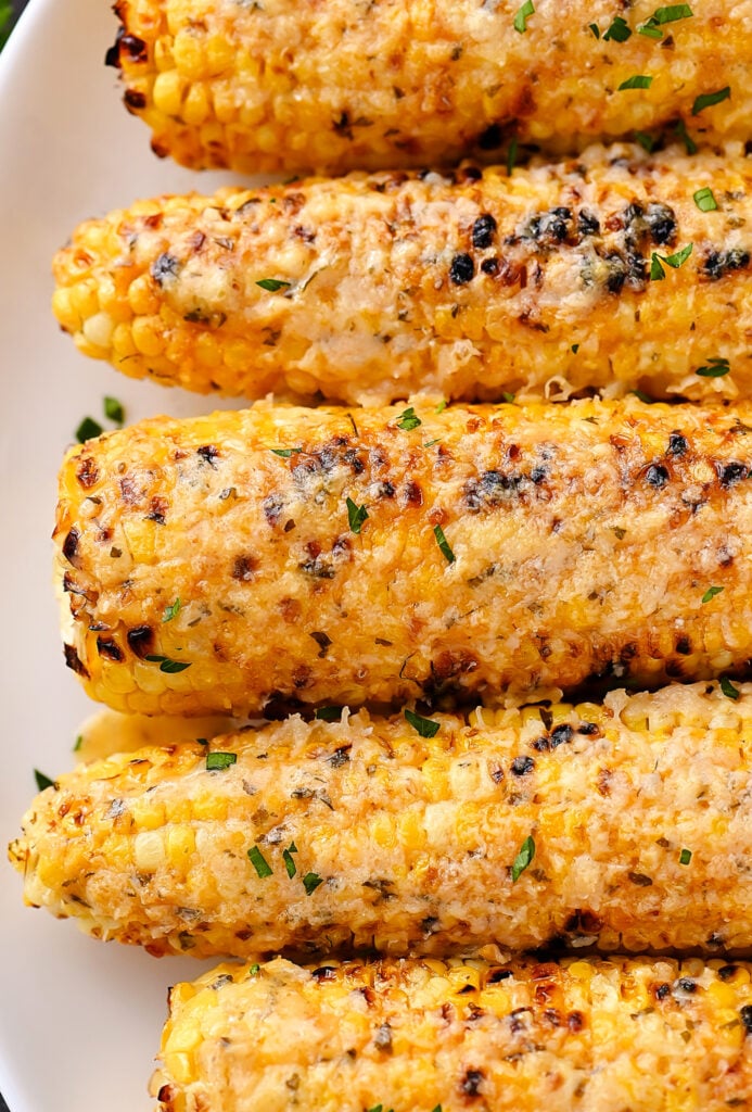 Garlic Parmesan Corn on the Cob