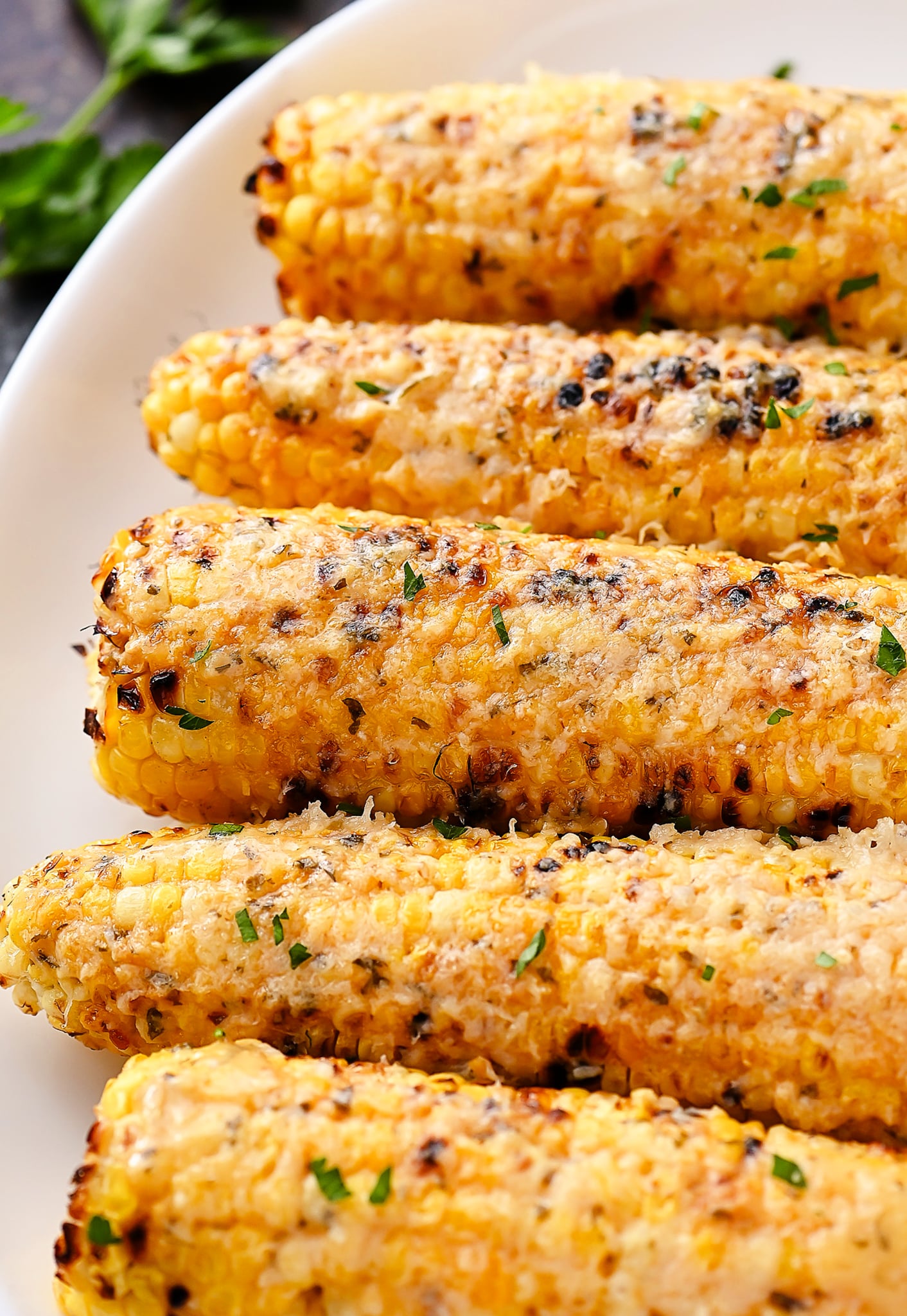 Garlic Parmesan Corn on the Cob