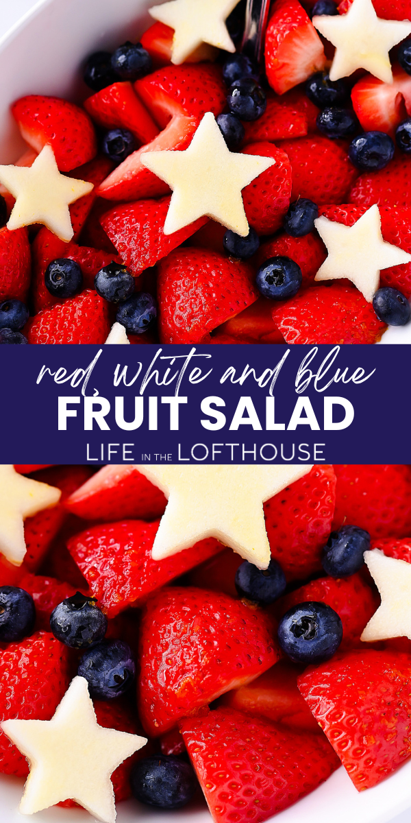Red White and Blue Fruit Salad PIN