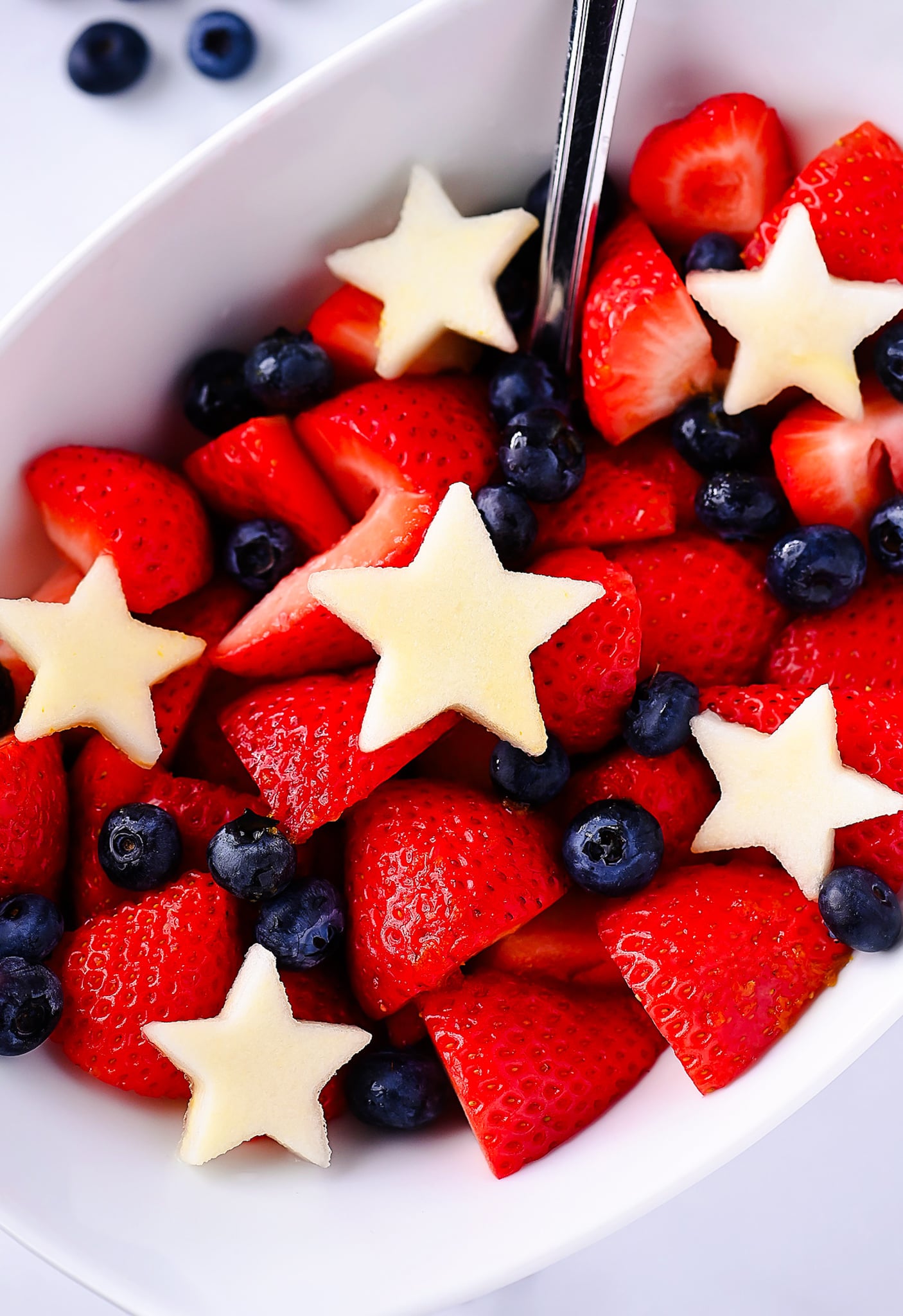 Red White and Blue Fruit Salad