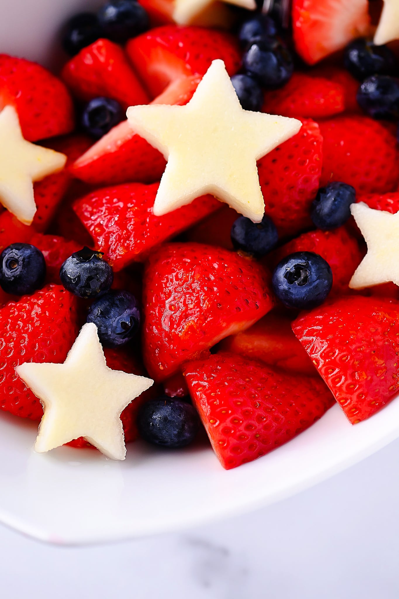 Red White and Blue Fruit Salad