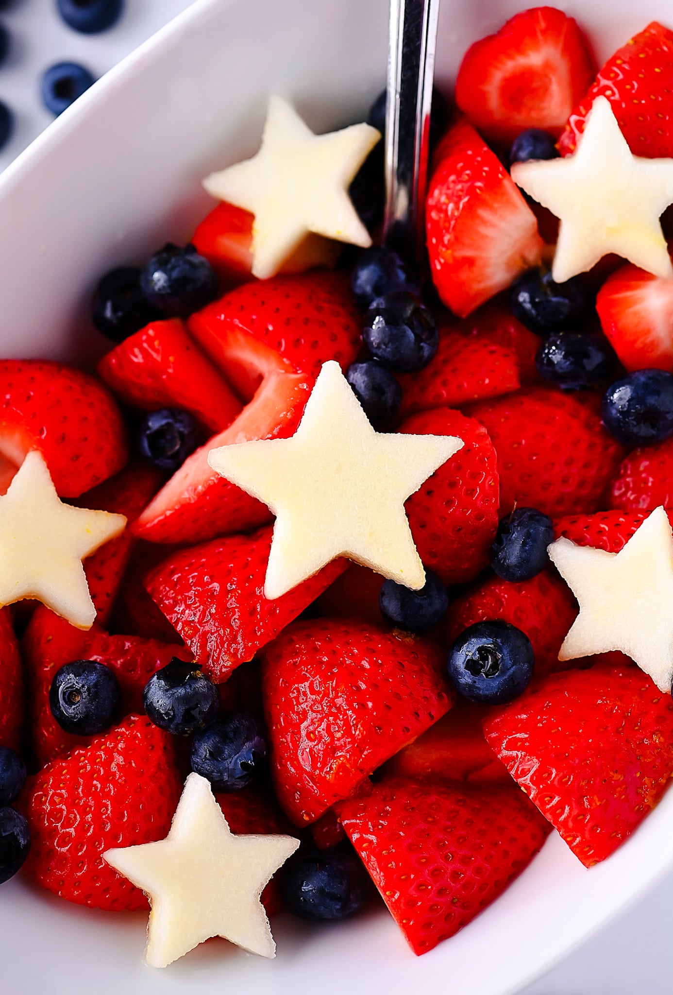 Red White and Blue Fruit Salad