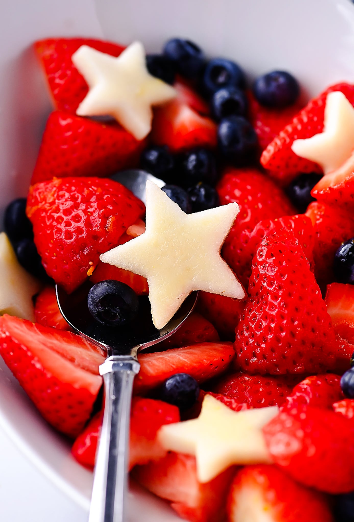 Red White and Blue Fruit Salad