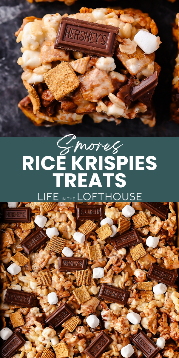 Smores Rice Krispies Treats PIN