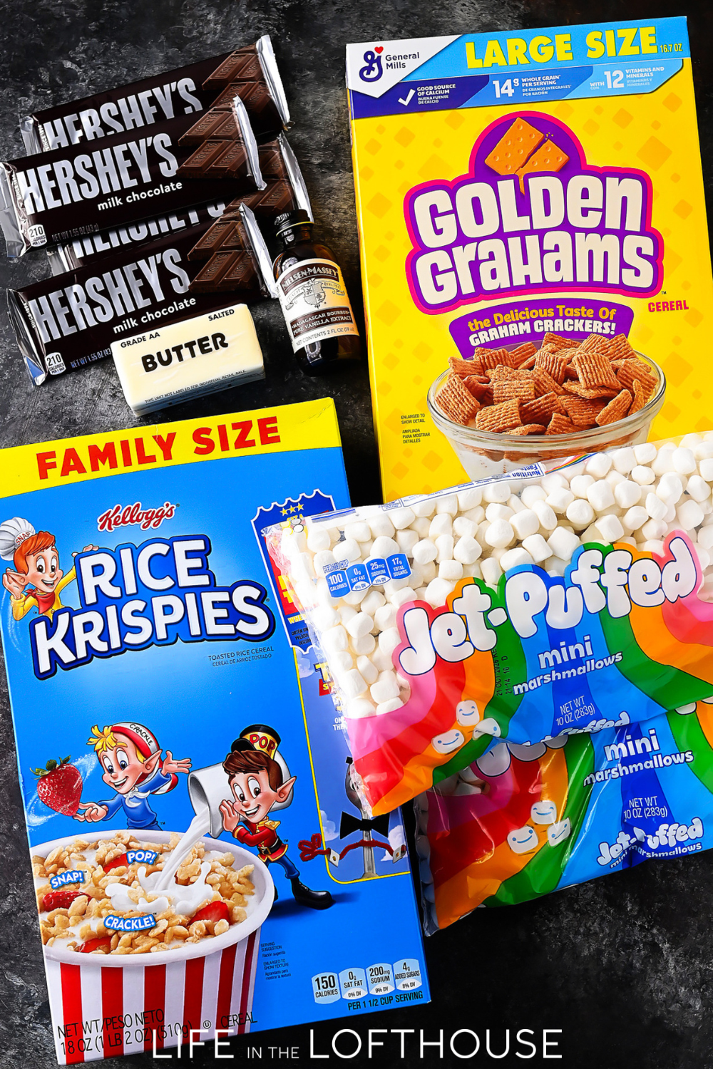 Smores Rice Krispies Treats Ingredients