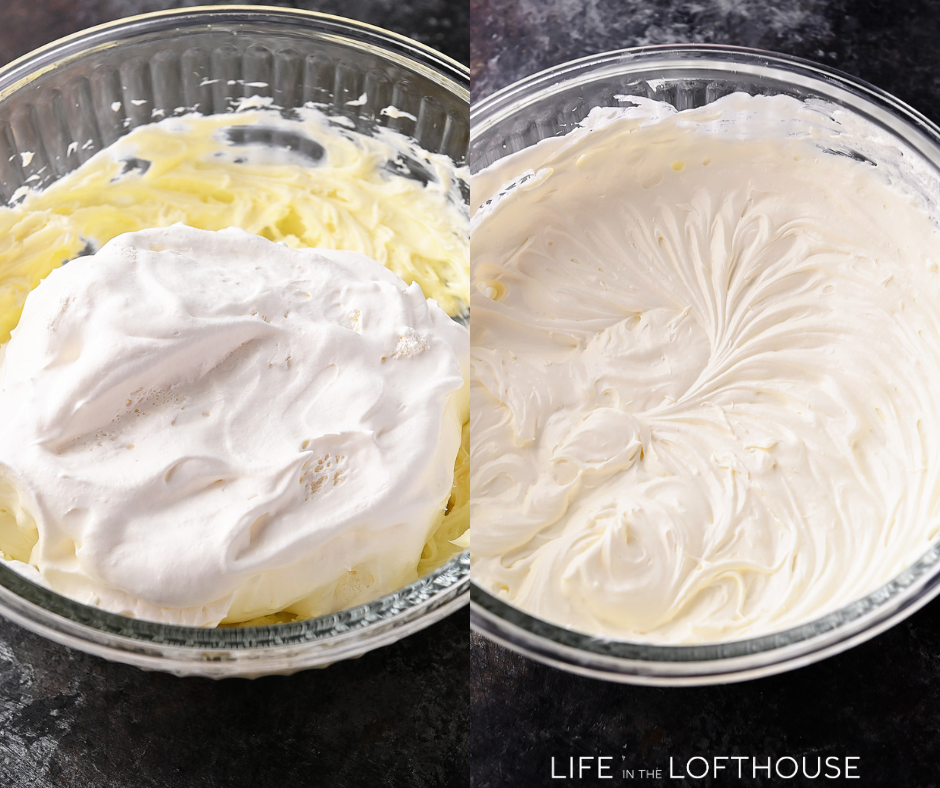 Strawberry Pretzel Salad Dip steps