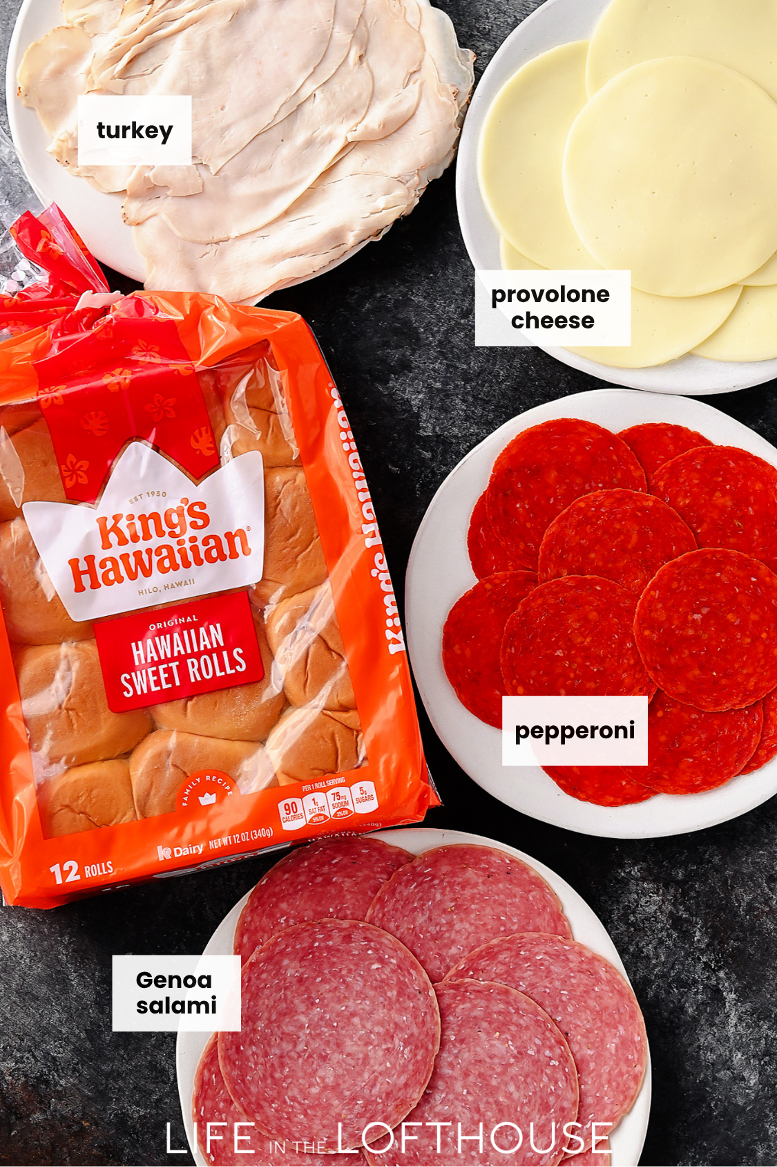 Italian Grinder Sliders Ingredients