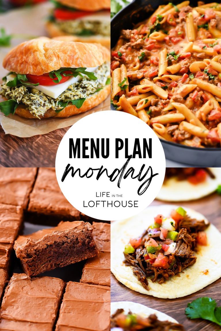 Menu Plan Monday is a collection of family favorite recipes from dinner to dessert.