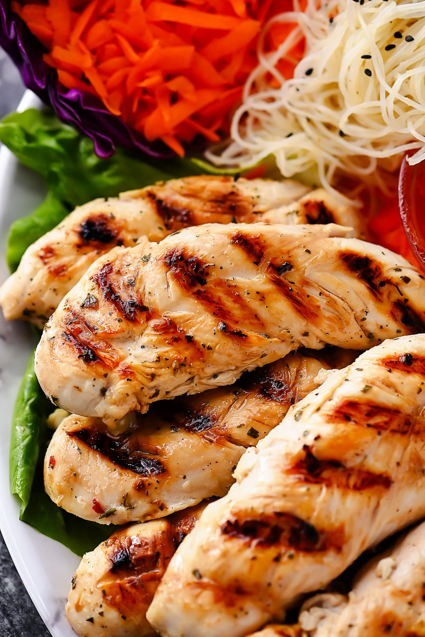 Thai Chicken Lettuce Wraps