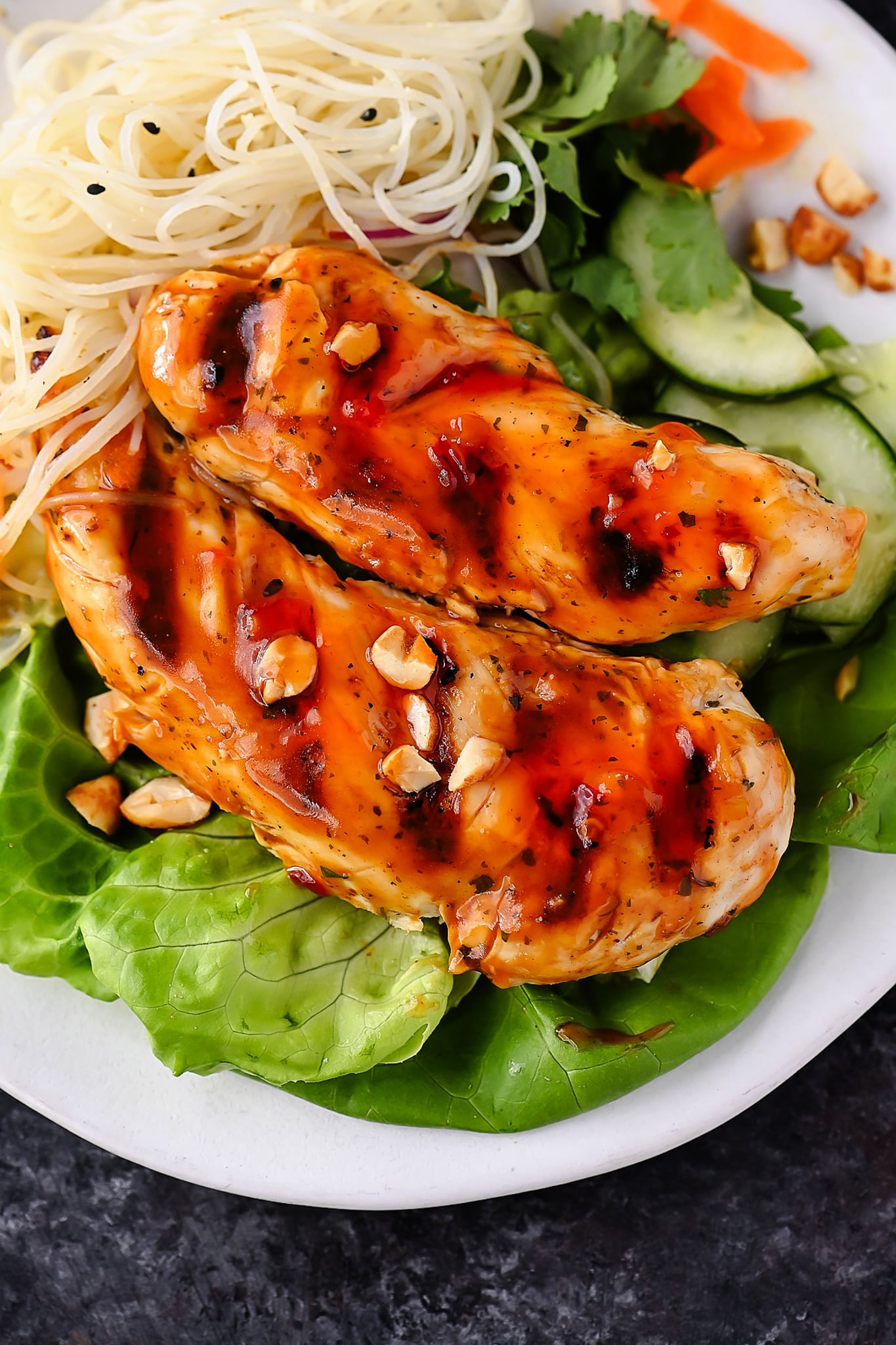 Thai Chicken Lettuce Wraps