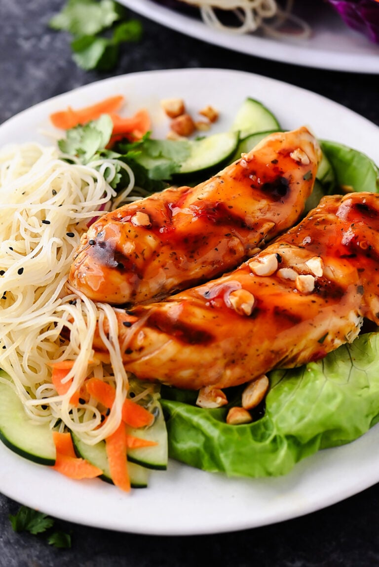 Thai Chicken Lettuce Wraps