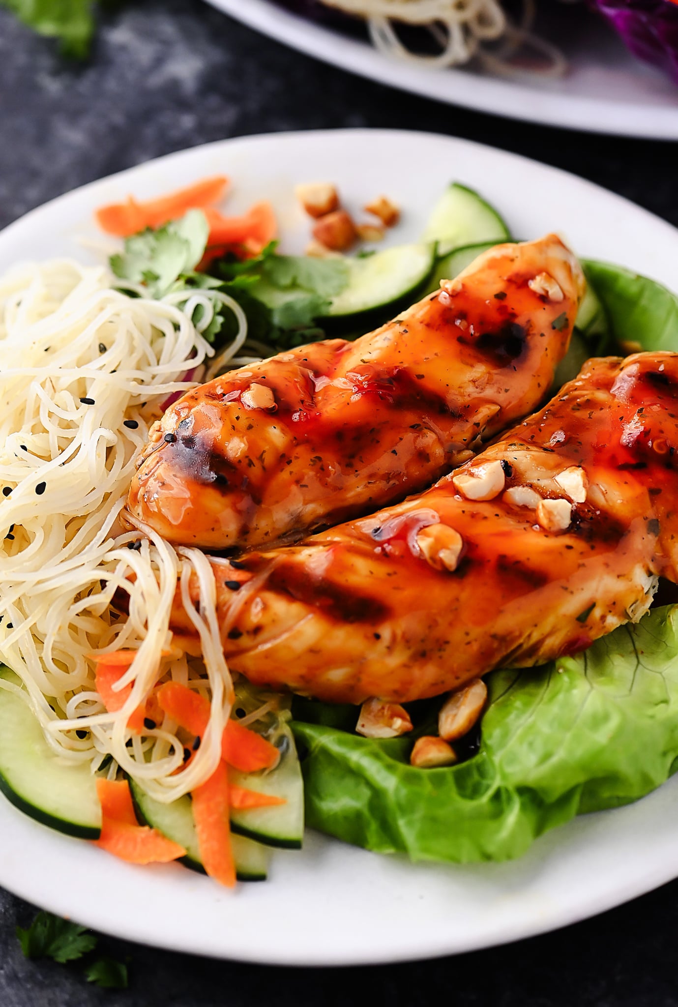 Thai Chicken Lettuce Wraps