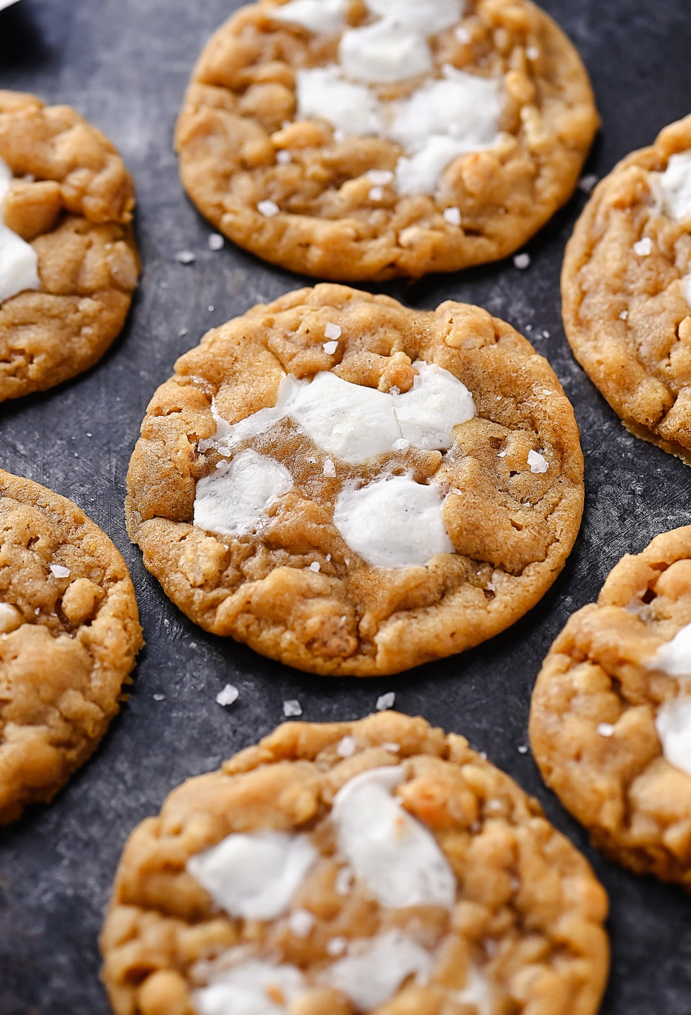 Marshmallow Crispy Cookies