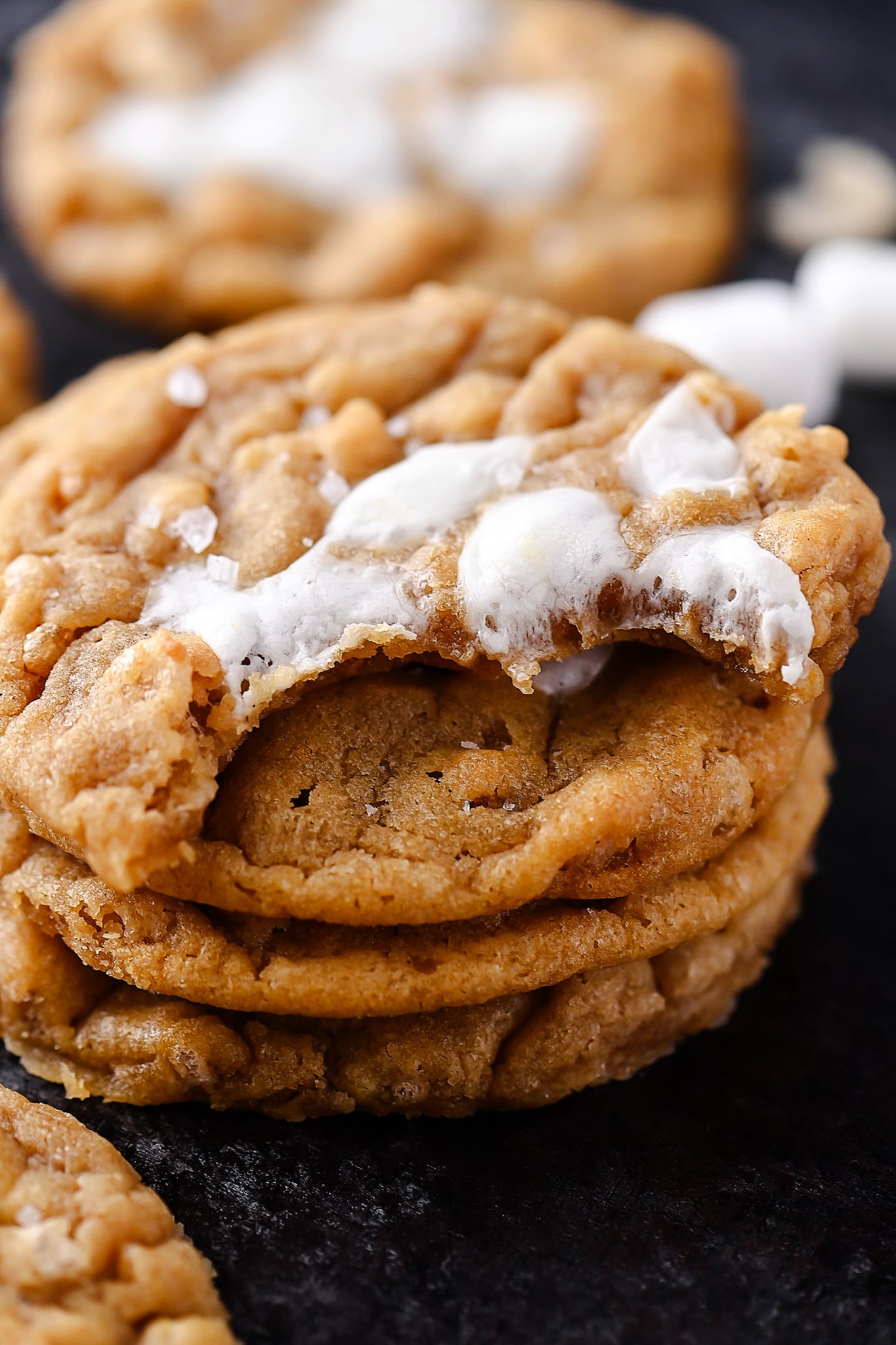 Marshmallow Crispy Cookies
