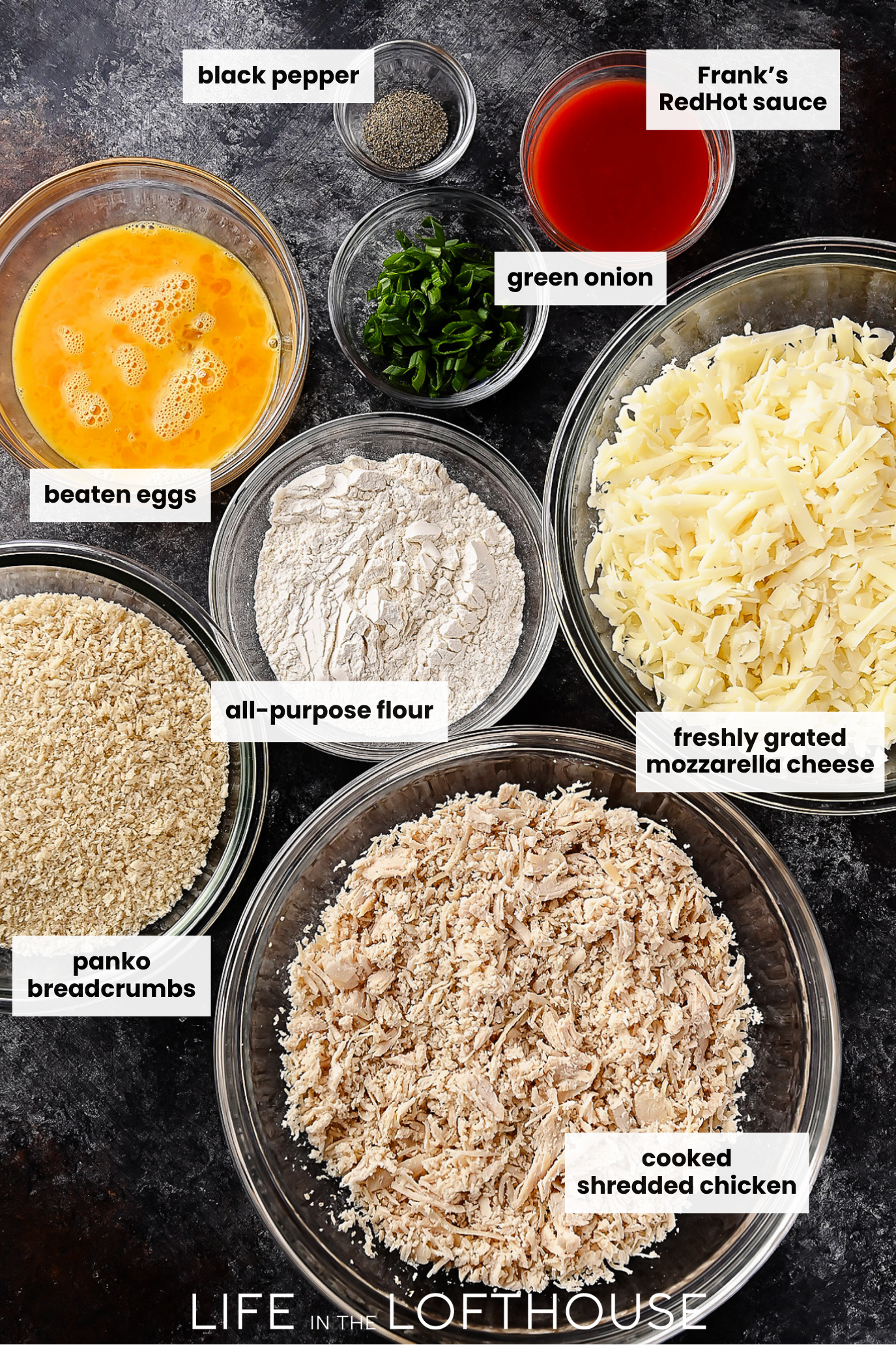 Buffalo Chicken Balls Ingredients