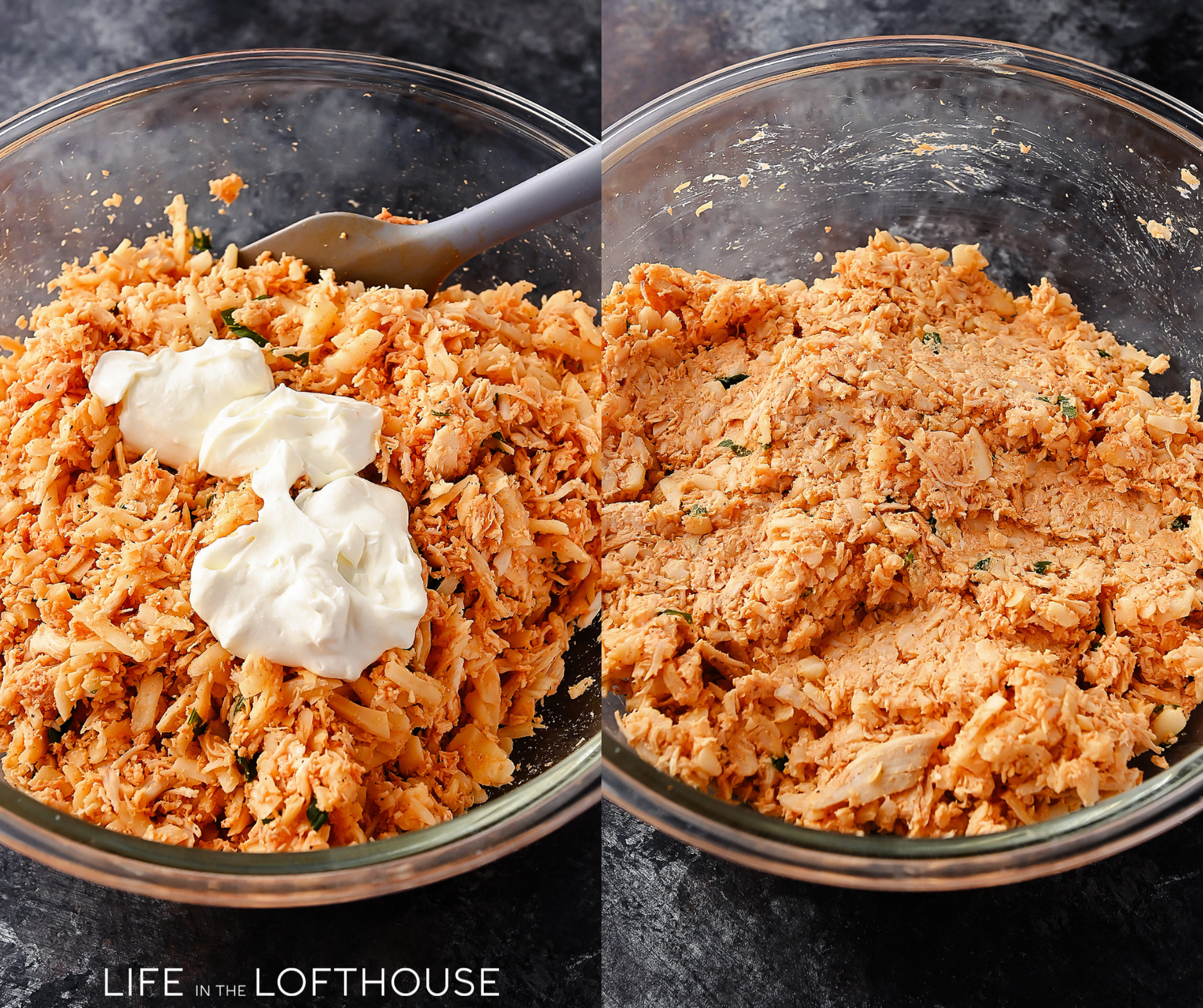 Buffalo Chicken Balls mixture